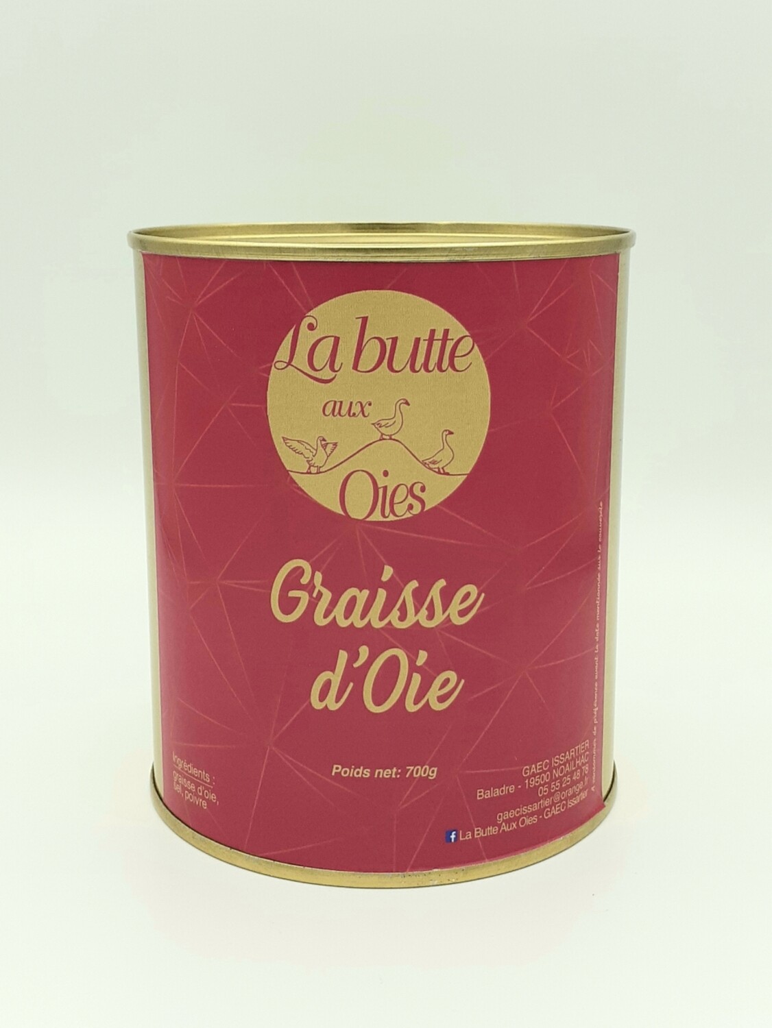 GRAISSE D&#39;OIE 700g
