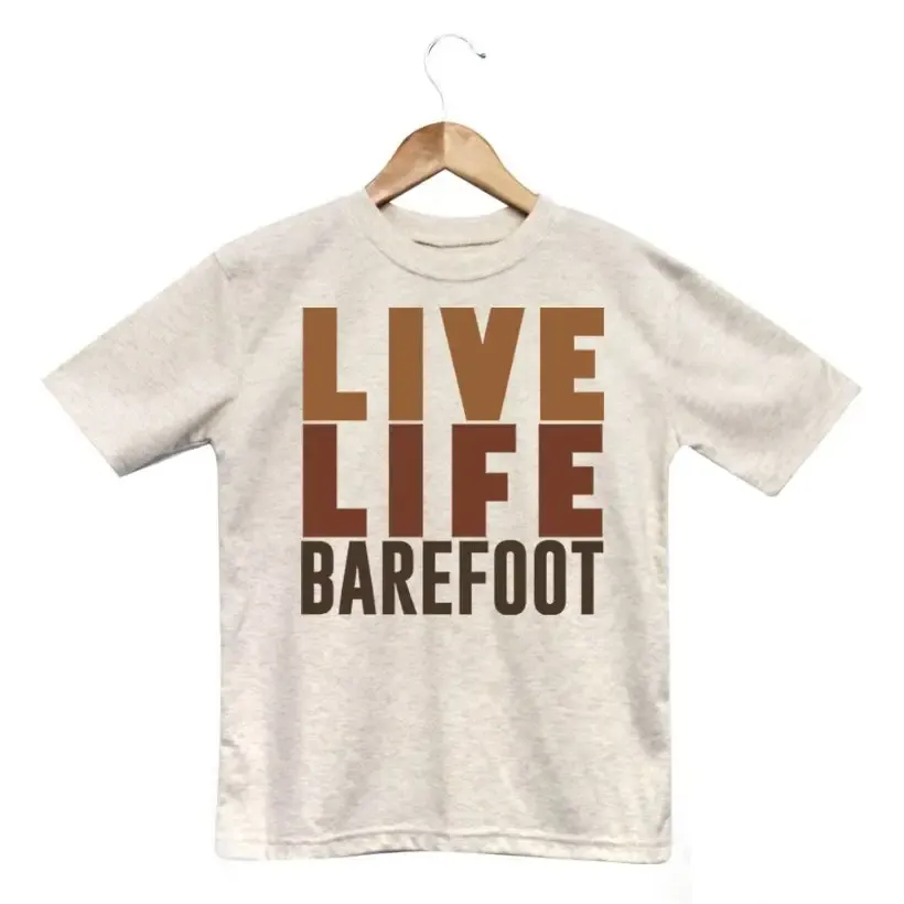 Live Life Barefoot Toddler Tee