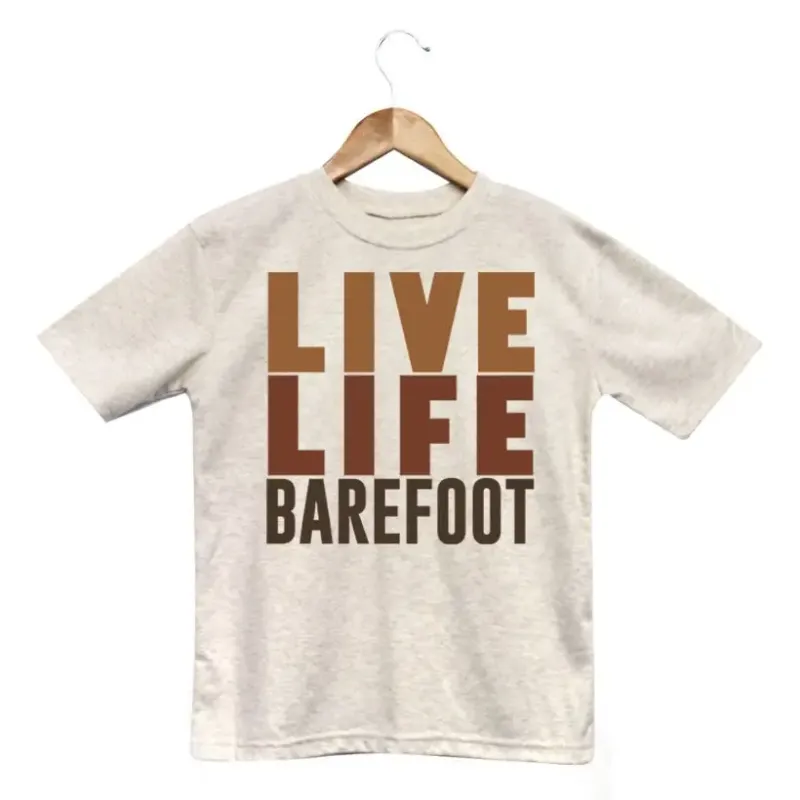 Live Life Barefoot Toddler Tee