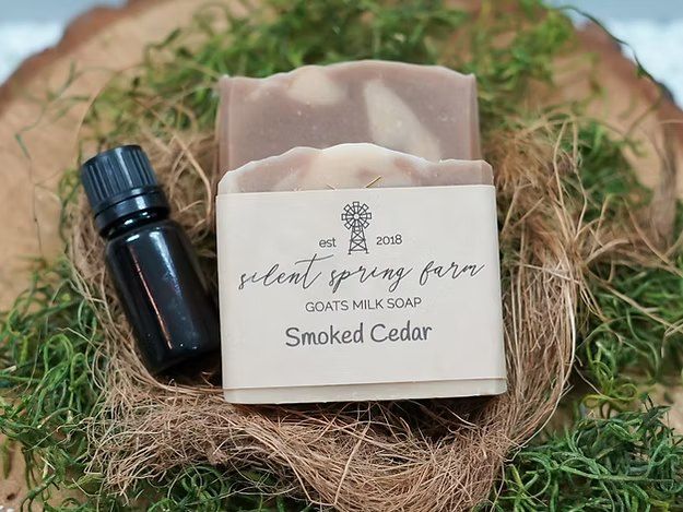 Smoked Cedar Goat Milk Soap
