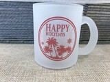 Happy Holidays Frosted Mug