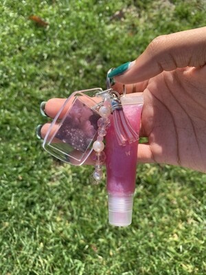 Lipgloss x Picture Keychains