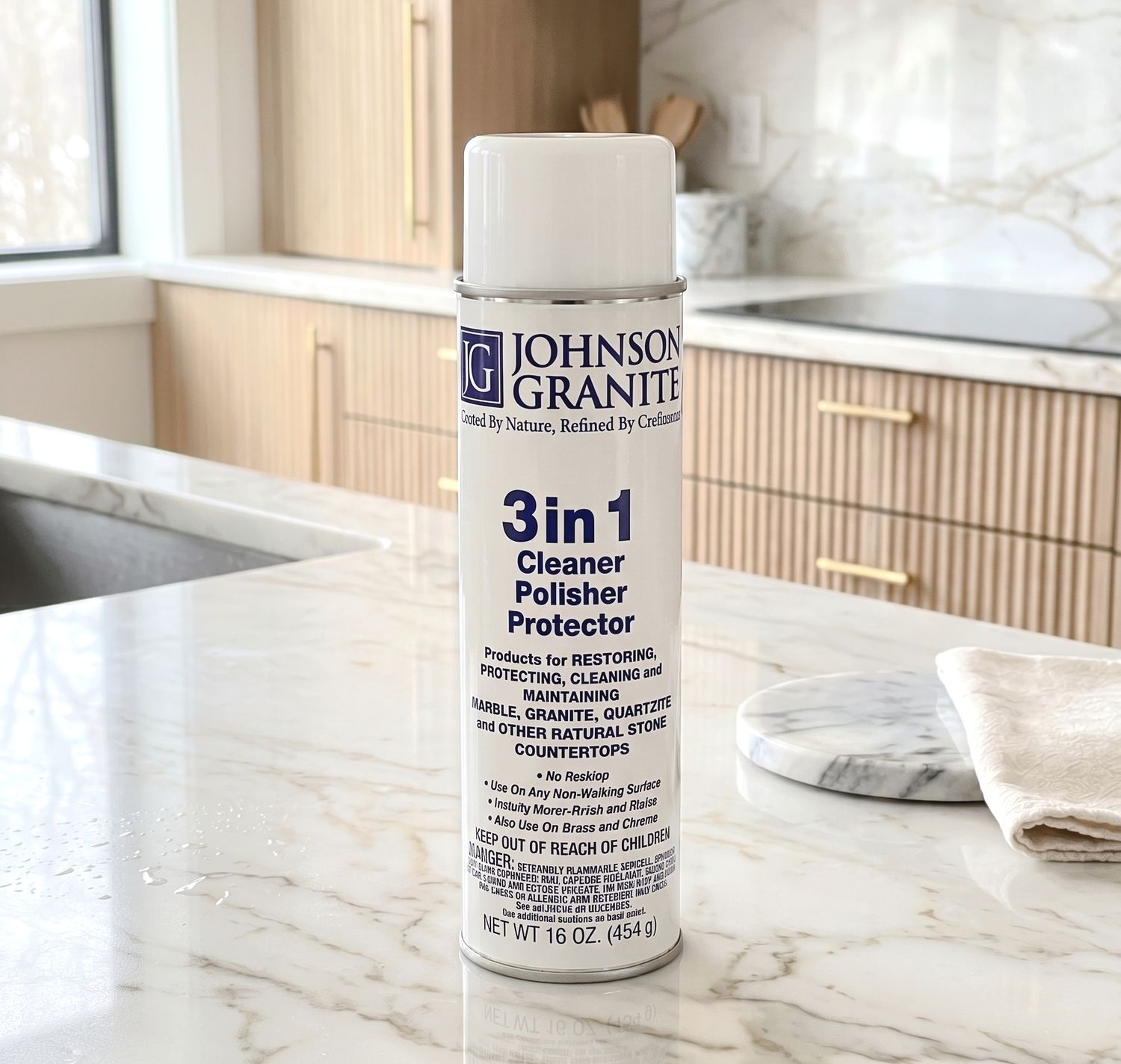 Johnson Granite 3 in 1 Cleaner, Polisher, Protector