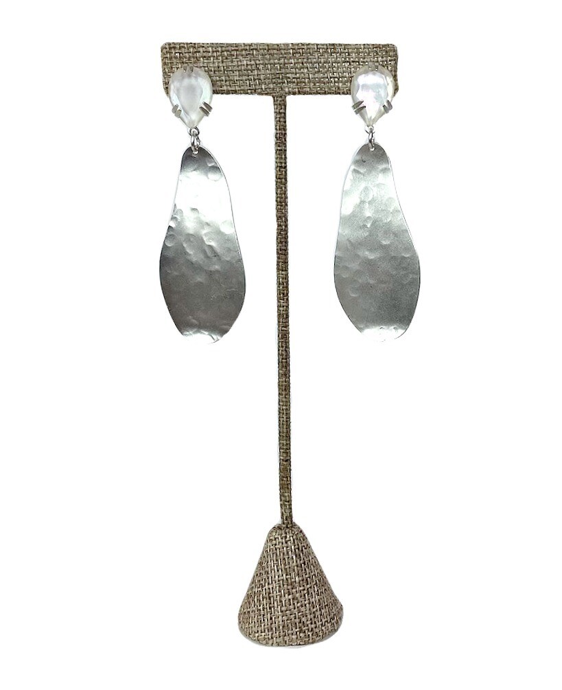 Gem & Silver Post Earrings Gem & Silver Post Earrings
