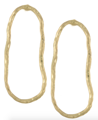 Eileen Abstract Oval Earring