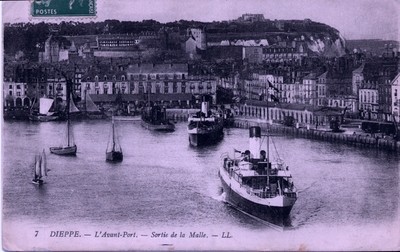 Dieppe, France - The port of Dieppe