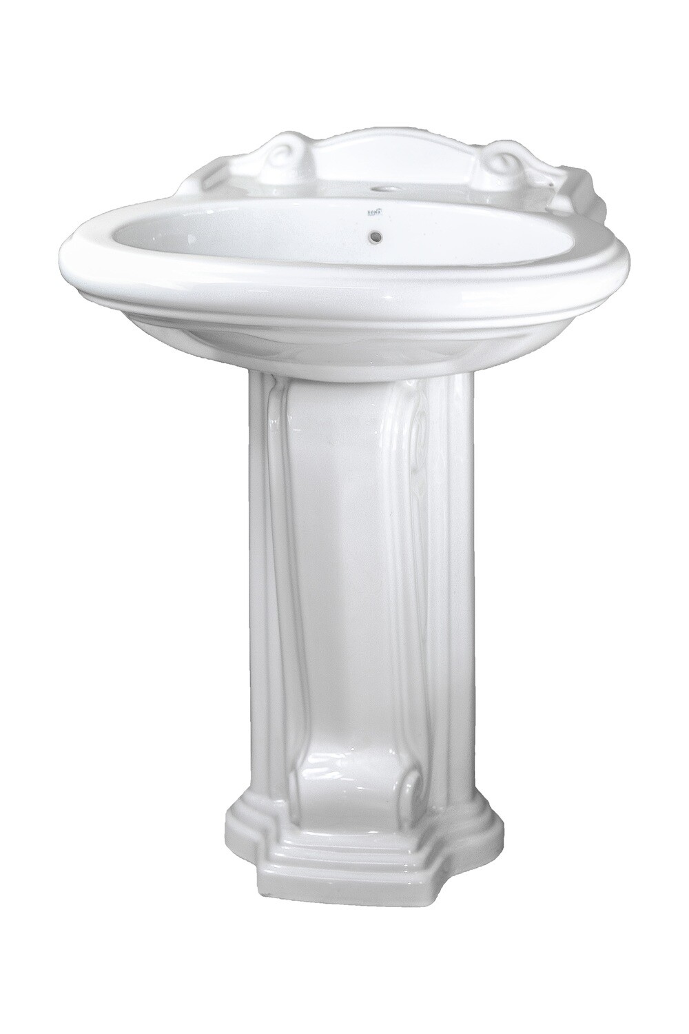 HH Pedestal Face Basin Sona White 1061