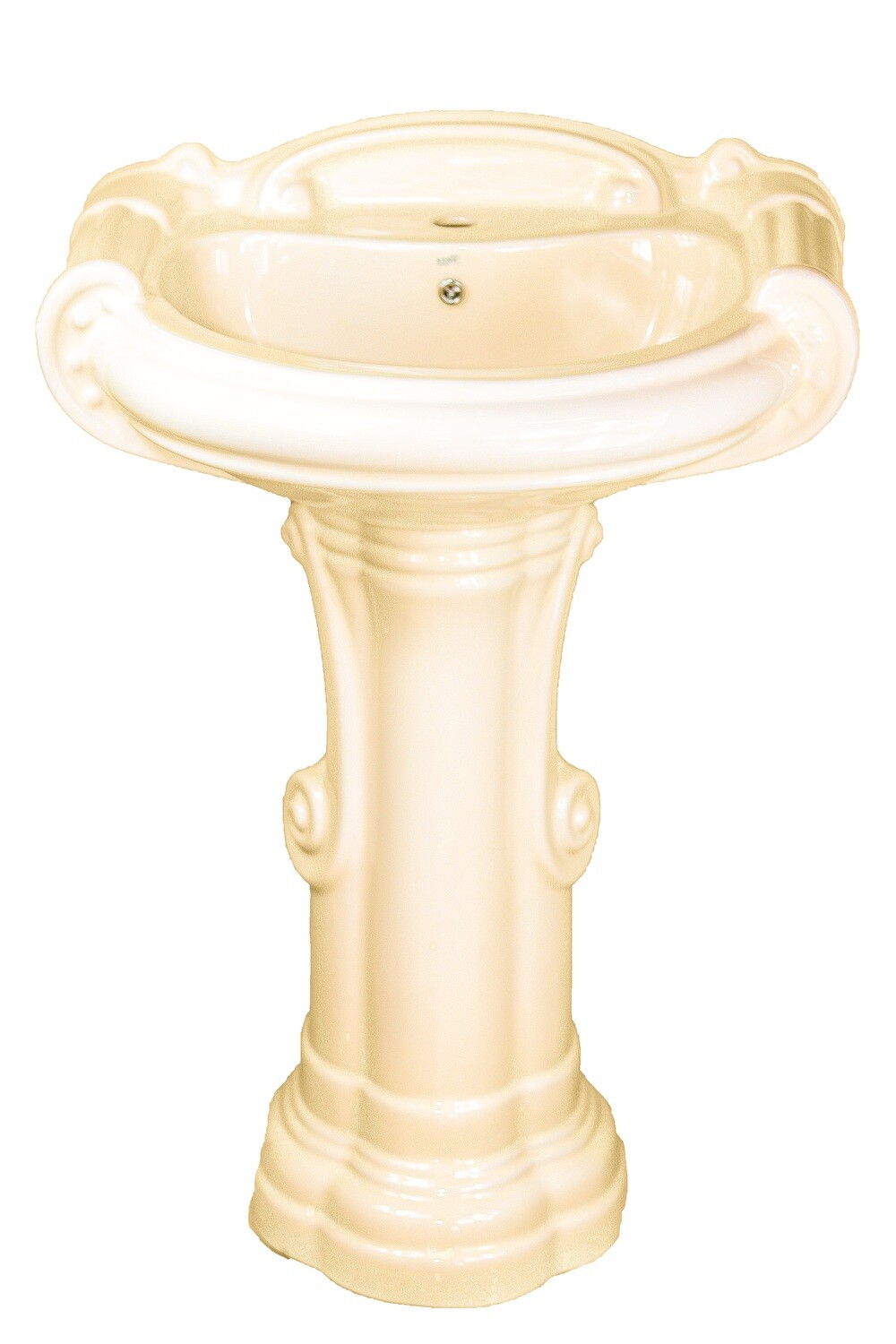 HH Pedestal Face Basin Sona Ivory 1037