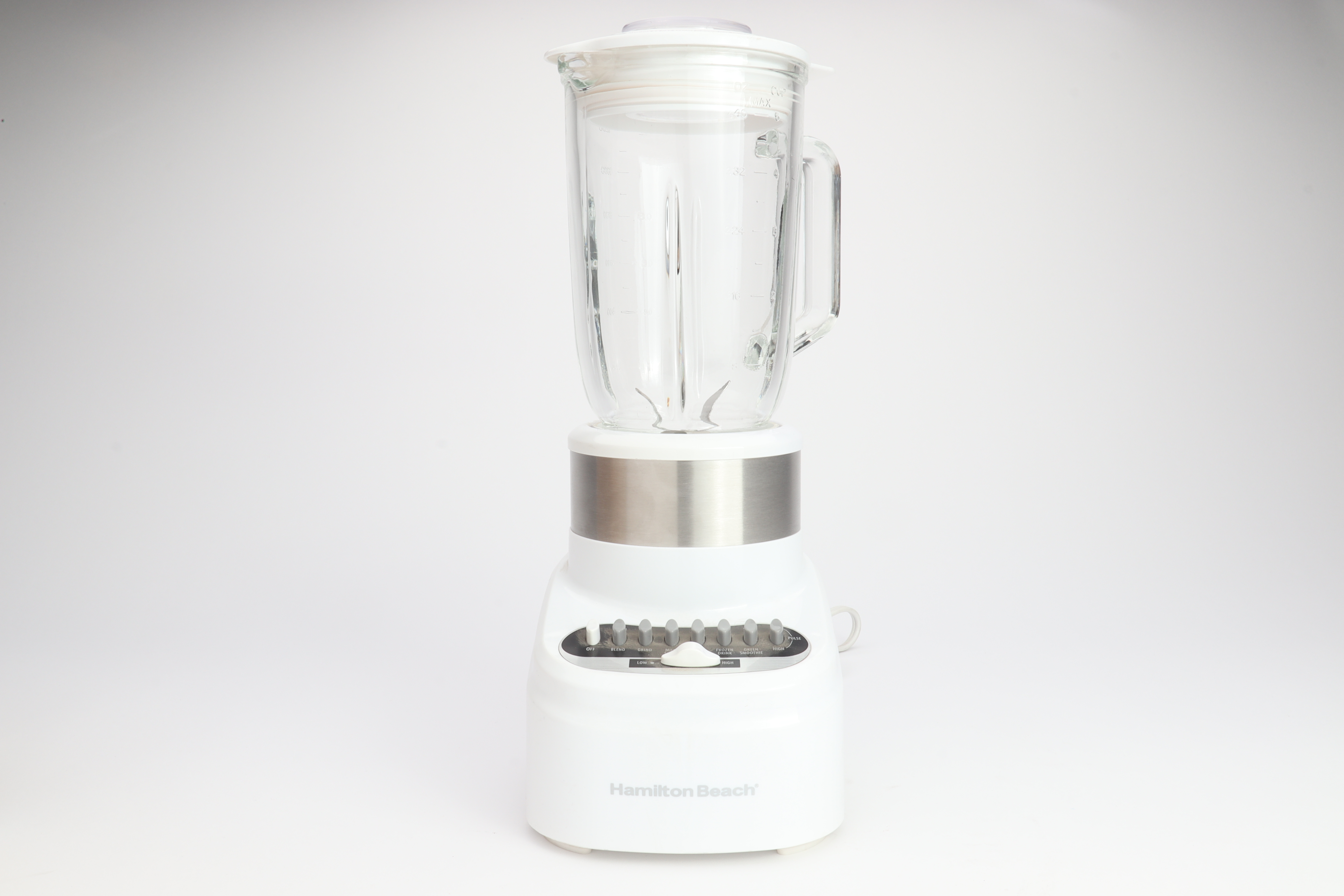 Hamilton Beach Model 54250 Chrome 14-speed Blender With Glass 5 Cup Jar 