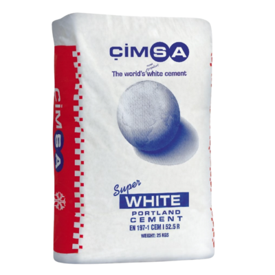 WH2 - Cement - White Cement - 25kg (55 lbs)