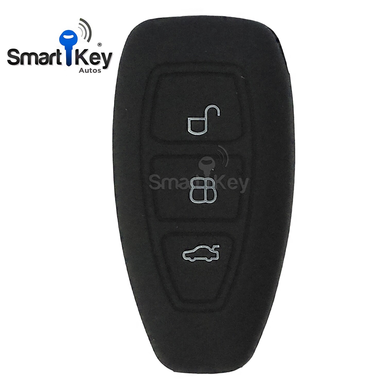 Funda Protectora Silicona de Llave Smart 03 Botones para Ford