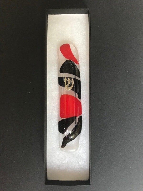 Red &amp; Black mezuzah series 2