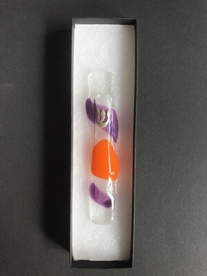 Orange & Purple mezuzah series 1