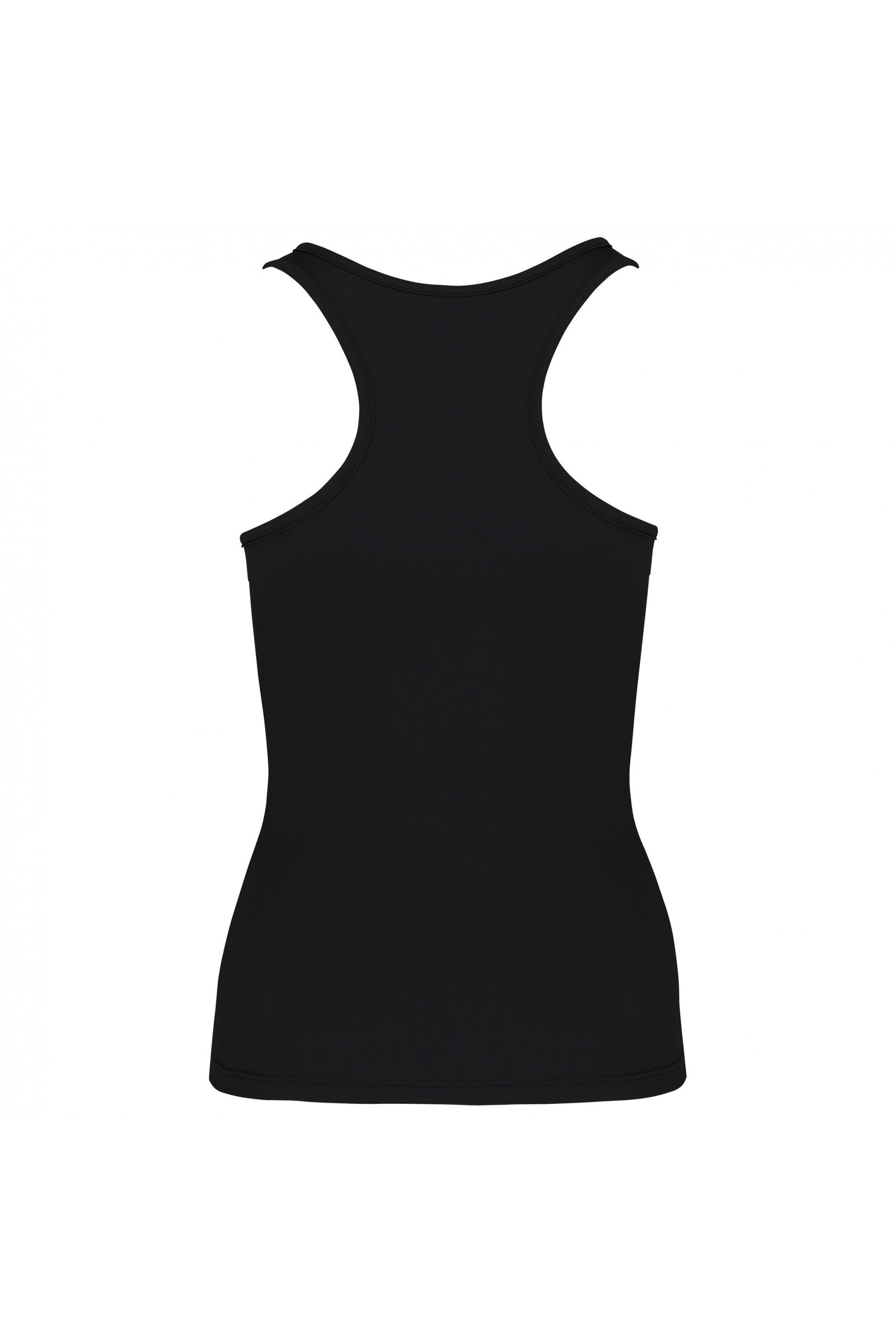 Damen Fitness Basic Sport Funktionsshirt ärmellos  Black
