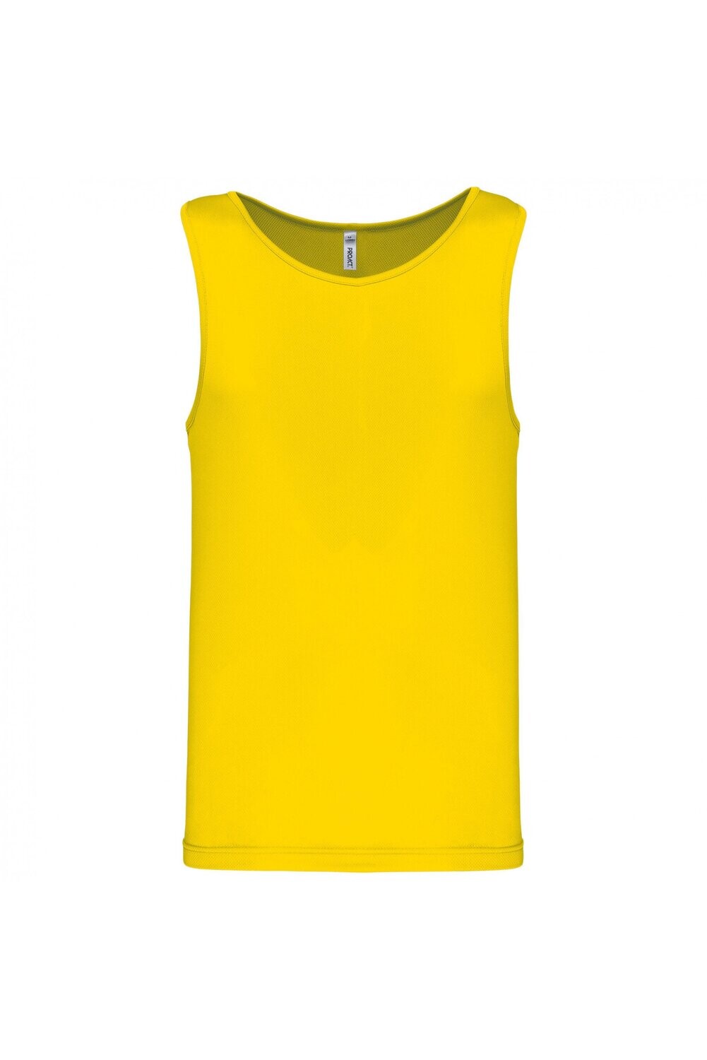 Herren Basic Sport Funktionsshirt ärmellos Yellow
