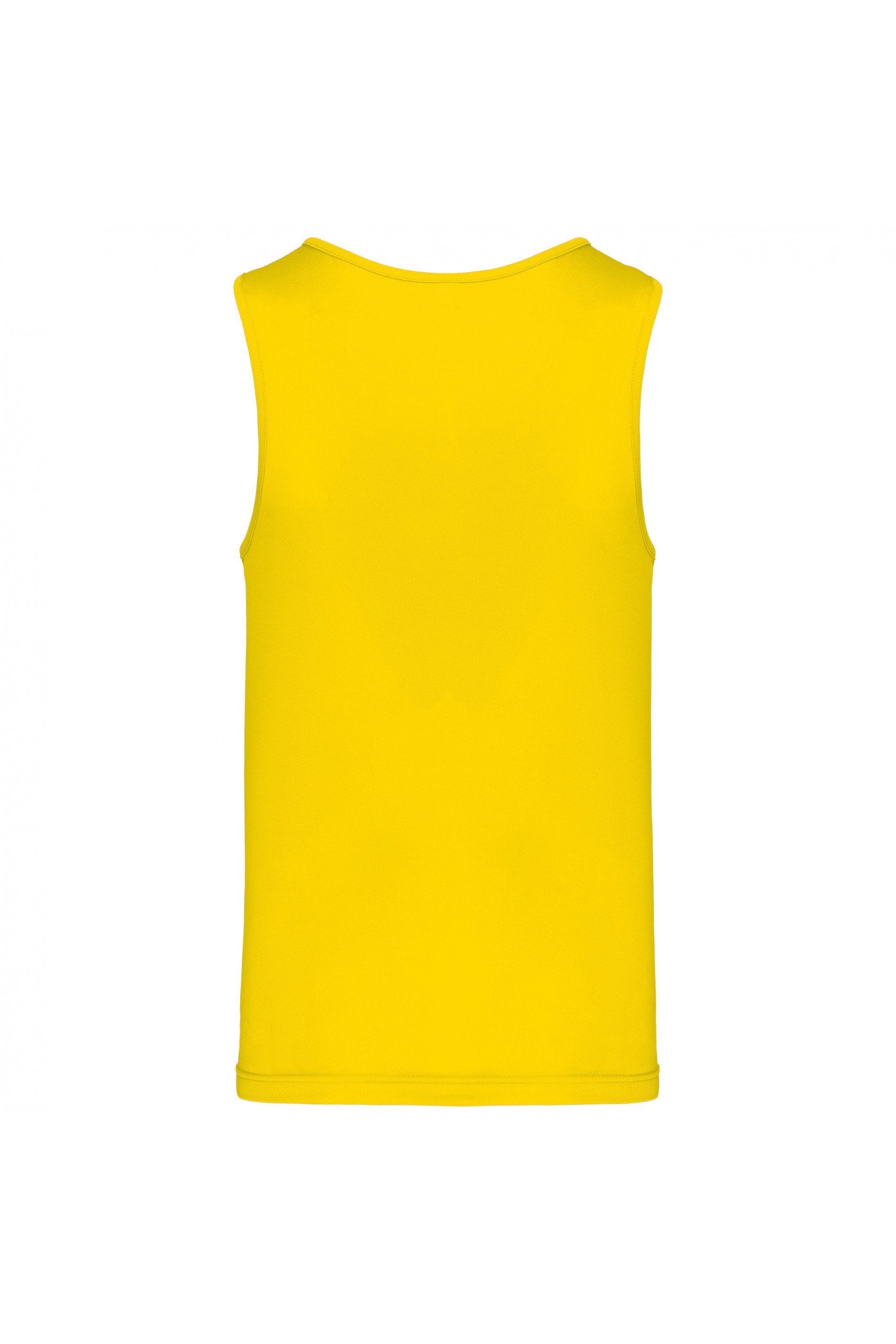 Herren Basic Sport Funktionsshirt ärmellos  Yellow