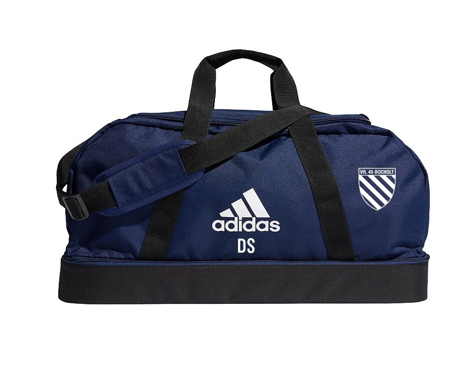 Adidas Trainingstasche mit Bodenfach Tiro L blau-schwarz