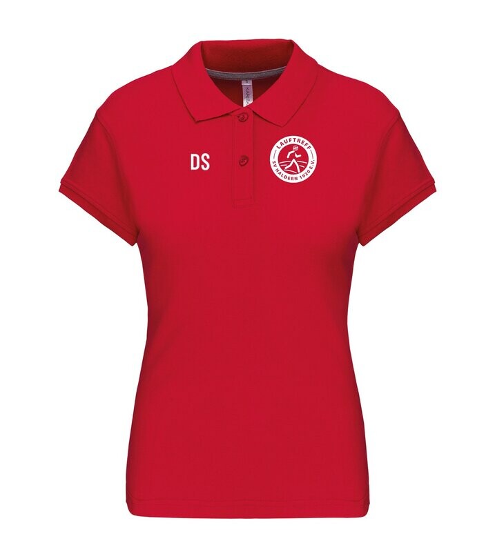 Freizeit Poloshirt Red Damen