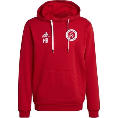 Adidas Entrada 22 Kapuzensweatshirt Red unisex