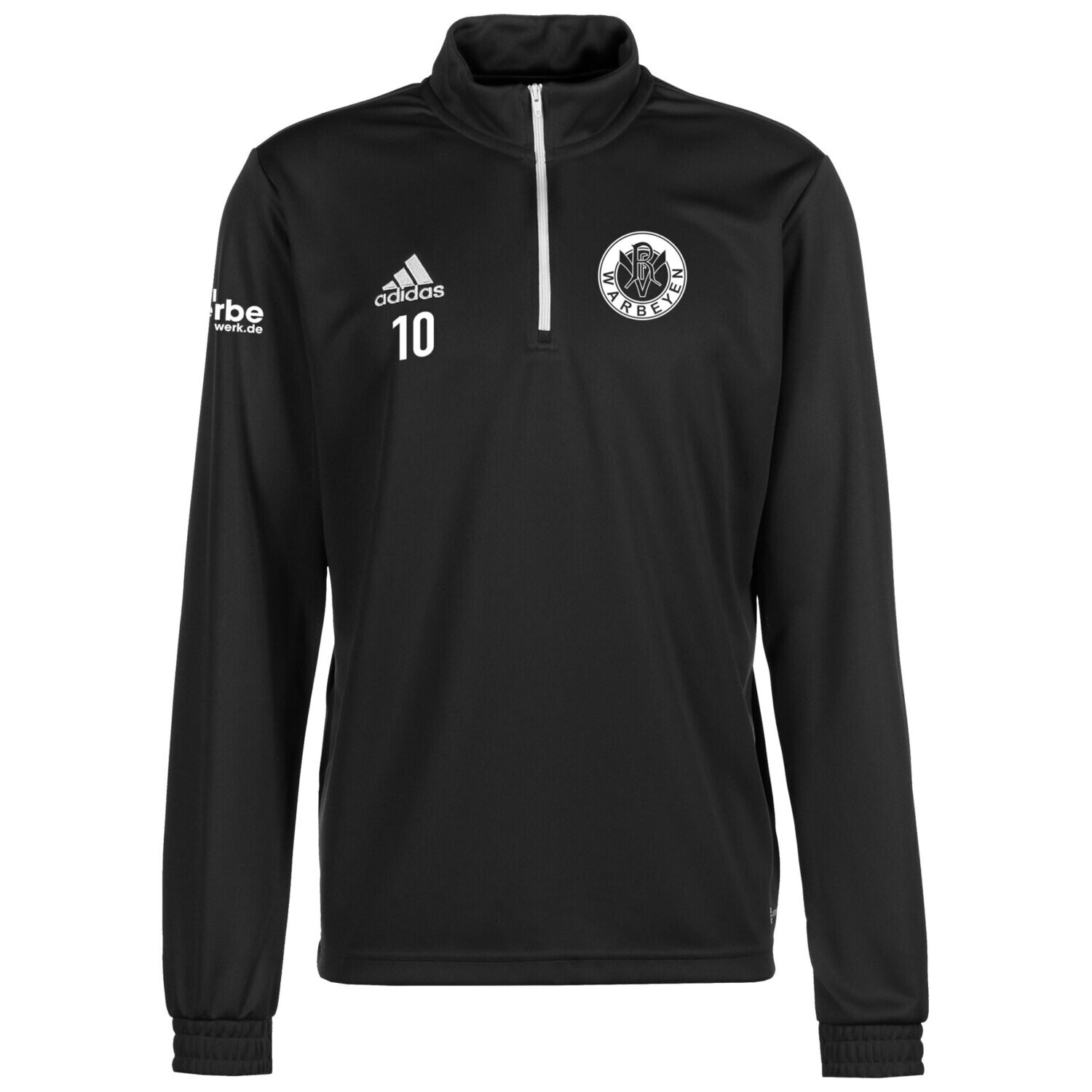 Adidas Entrada 22 HalfZip Top schwarz Kids