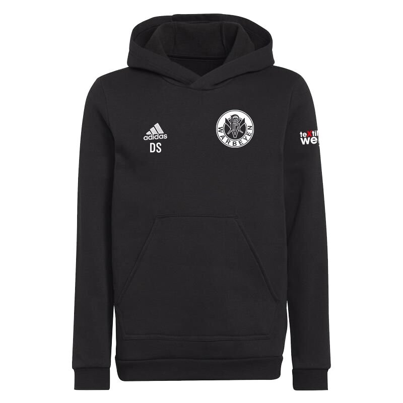Adidas Entrada 22 Hoodie schwarz Kids