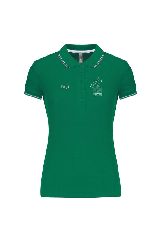Freizeit Poloshirt grün Damen