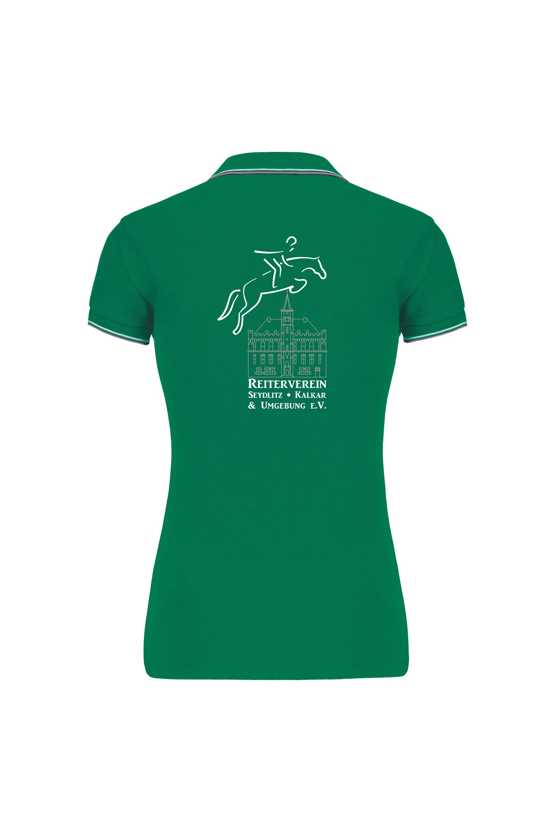 Freizeit Poloshirt grün Damen