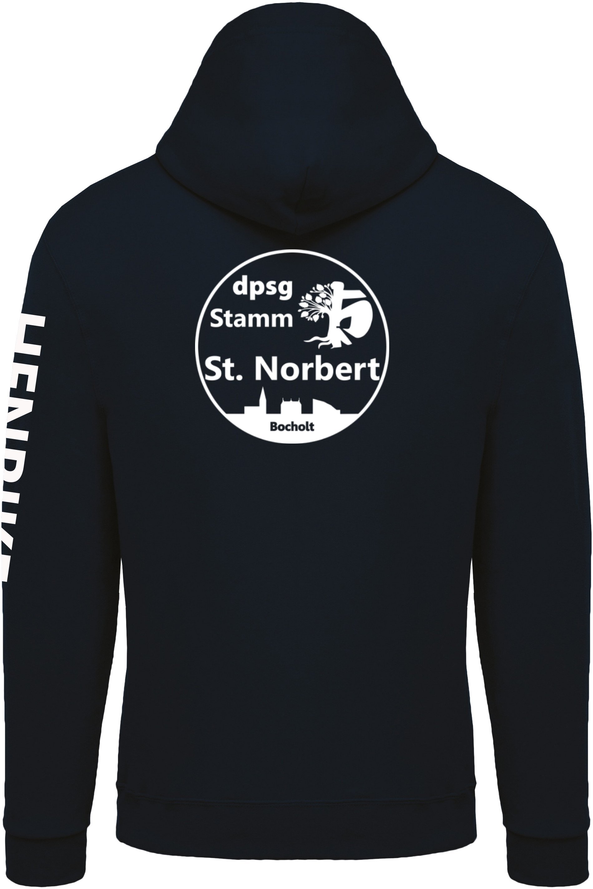 Herren Kapuzensweatshirt Navy