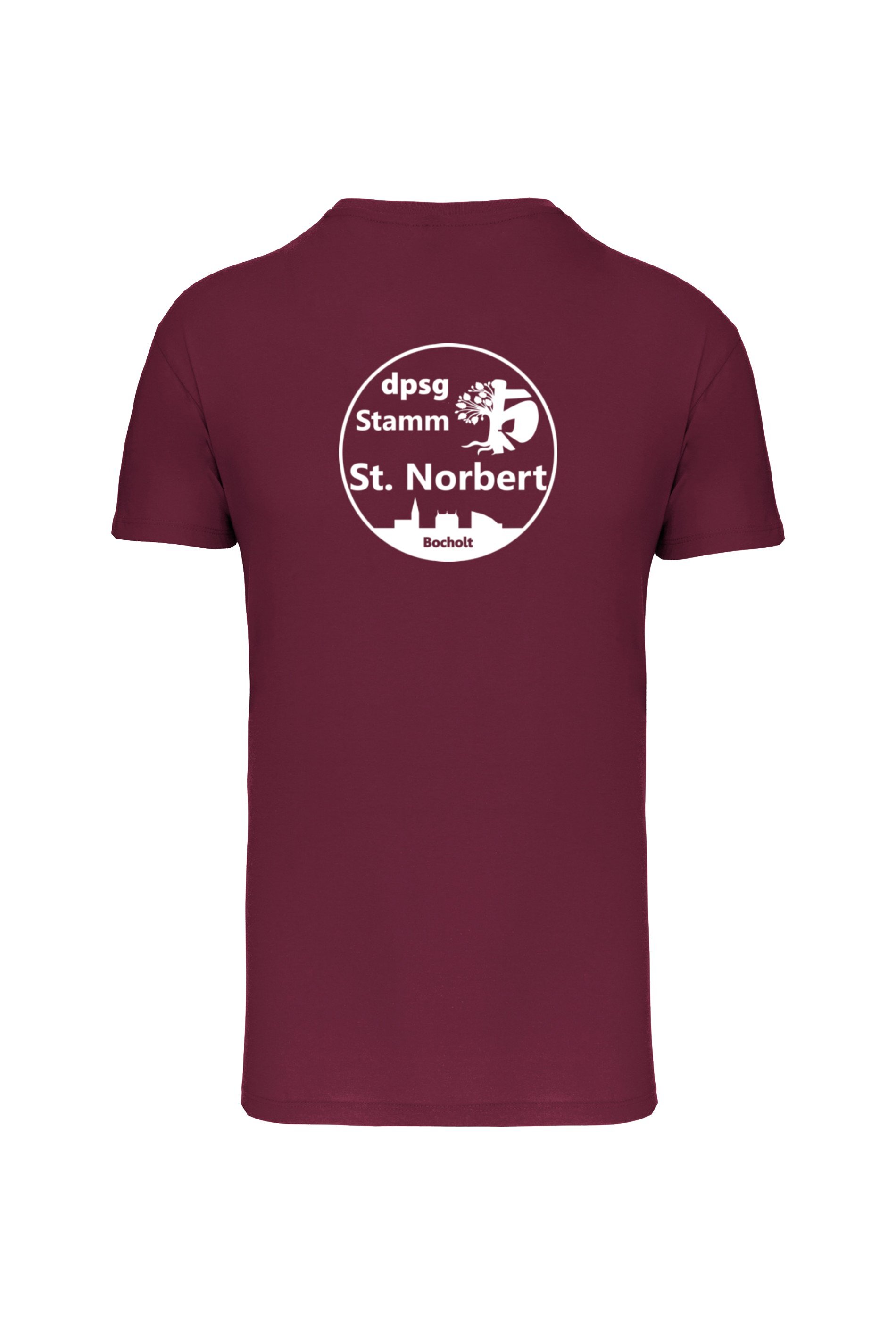 Herren T-Shirt Bordeaux