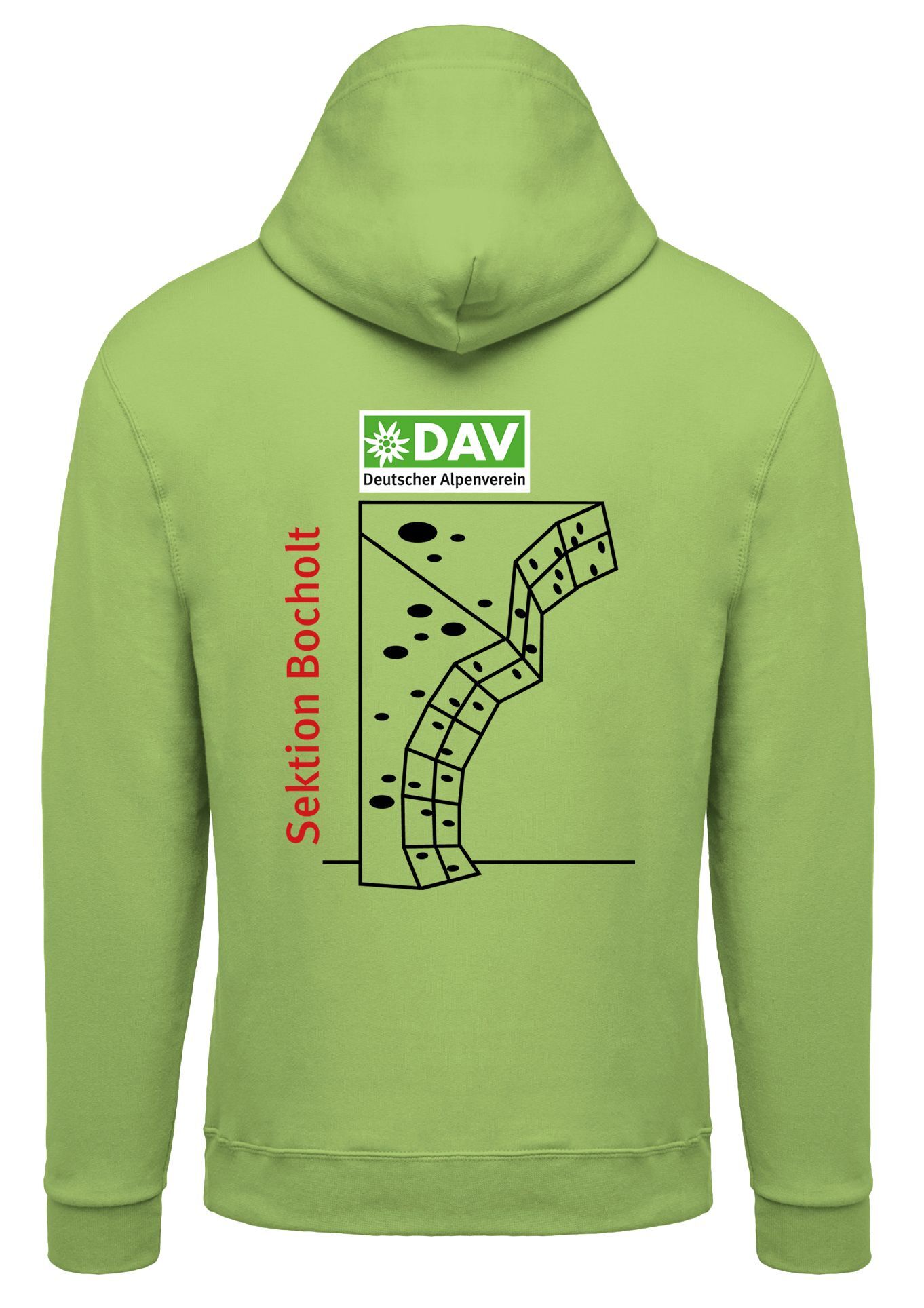 DAV Kapuzensweatshirt lime