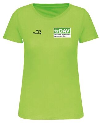 DAV Bio T-Shirt mit Rundhals Damen