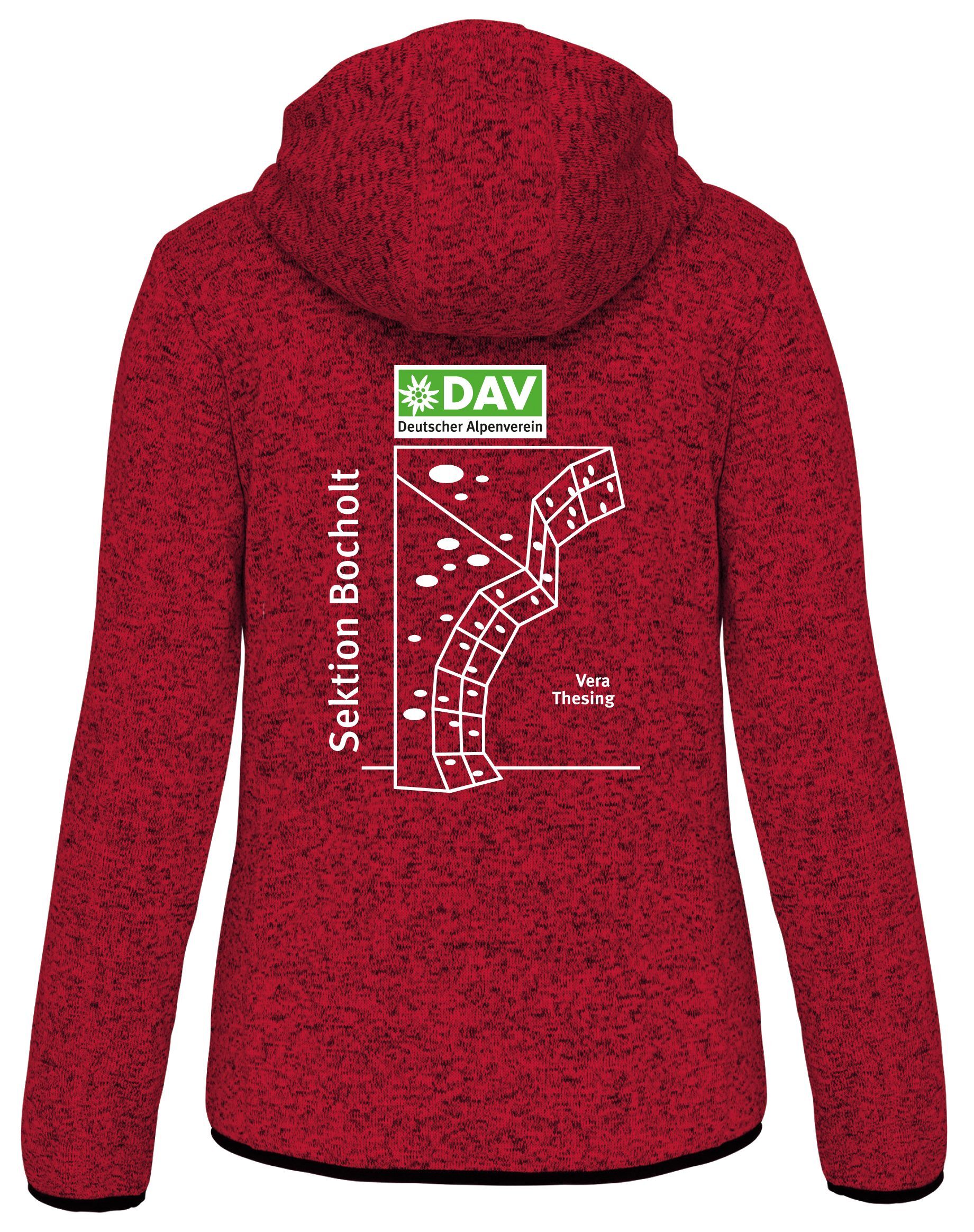 DAV Damen-Jacke aus Chiné