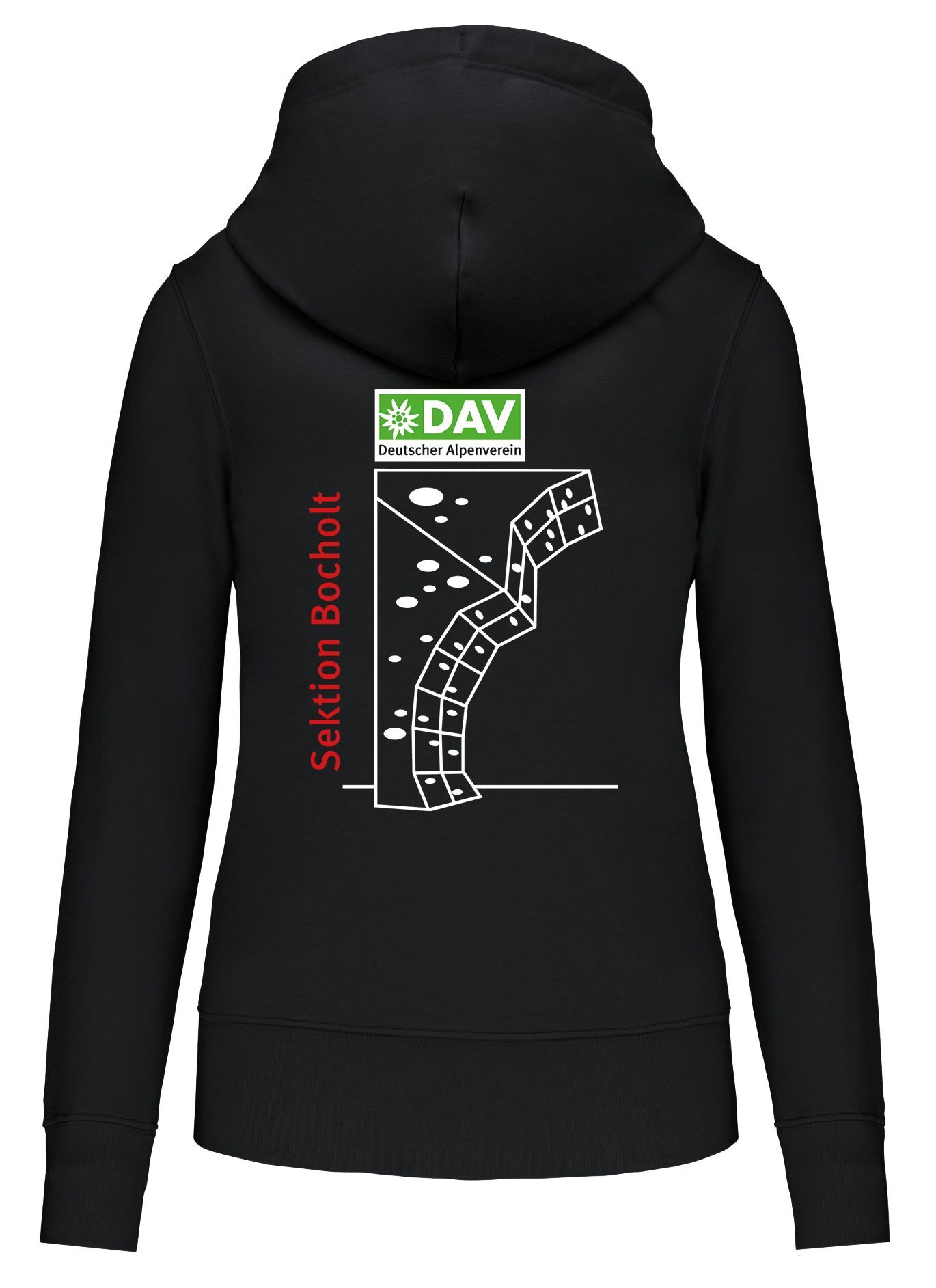 DAV Sweatjacke mit Reißverschluss Damen