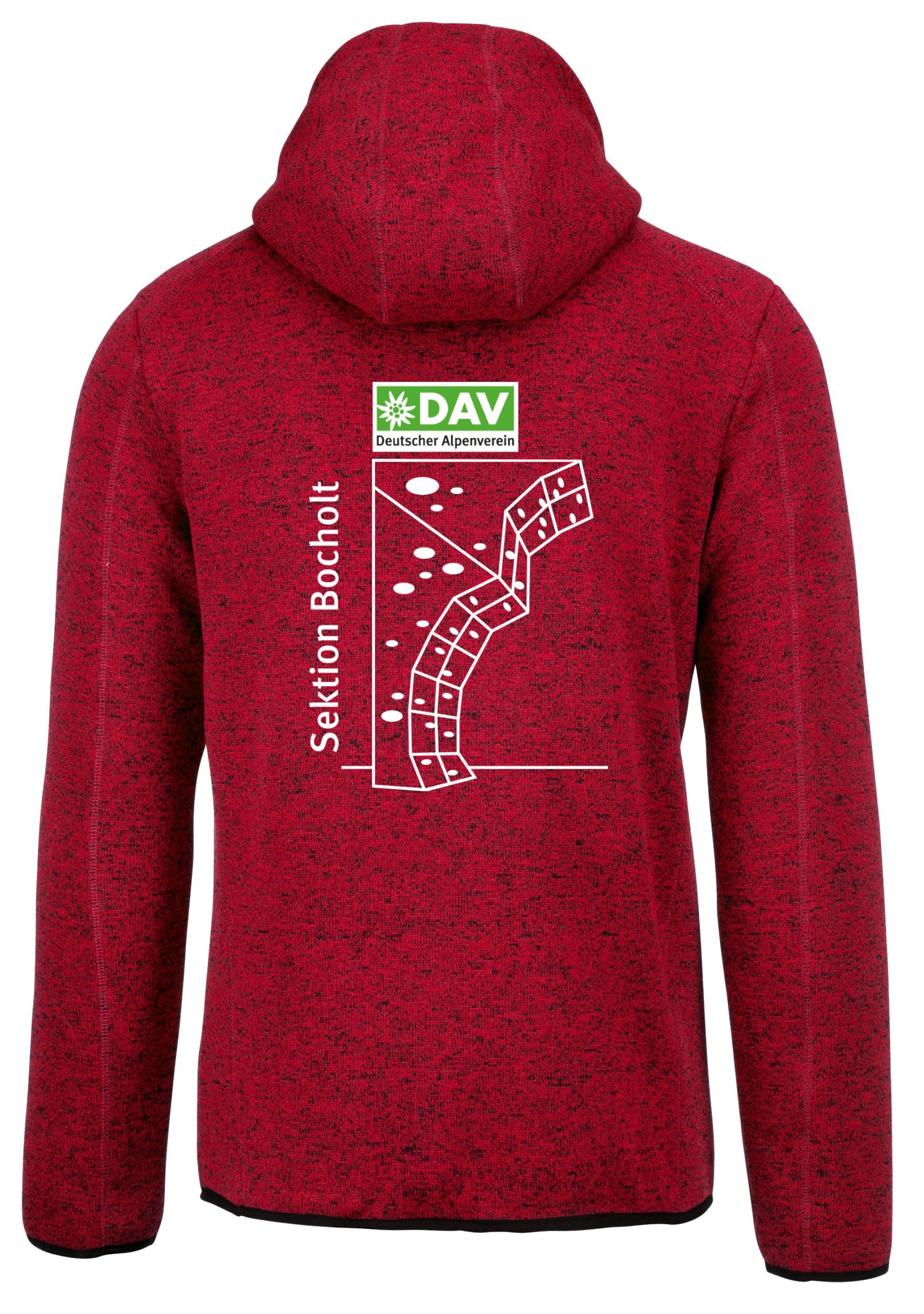 DAV Herren-Jacke aus Chiné