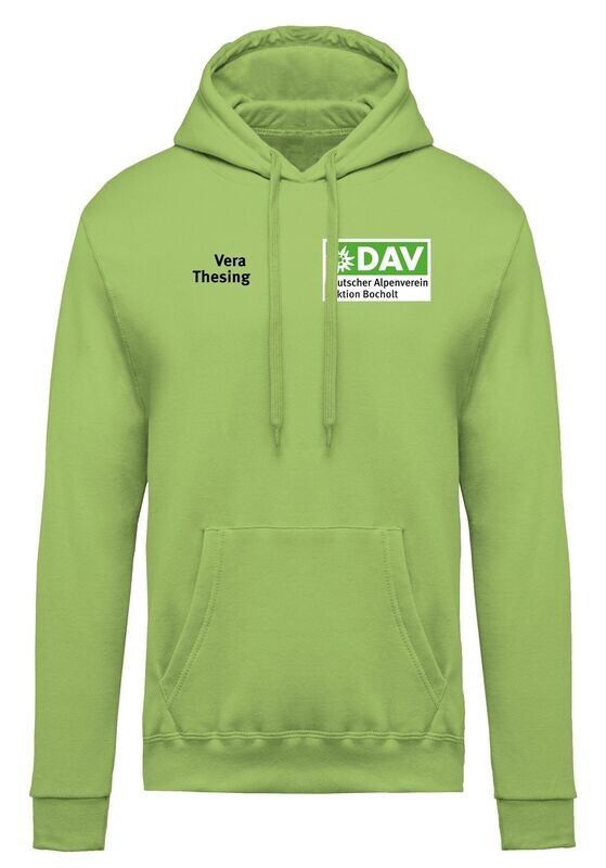 DAV Kapuzensweatshirt lime