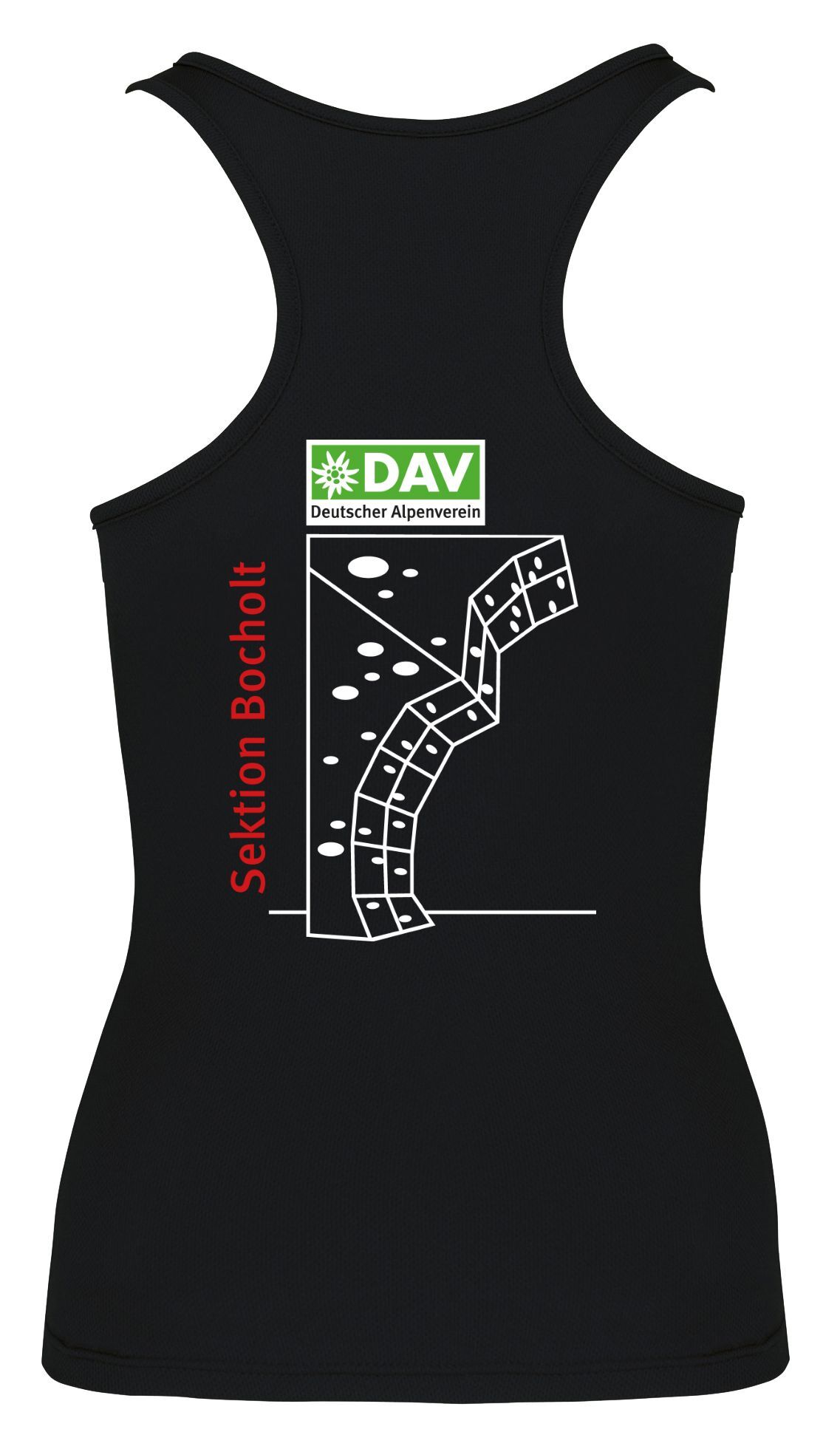 DAV Tanktop schwarz Damen