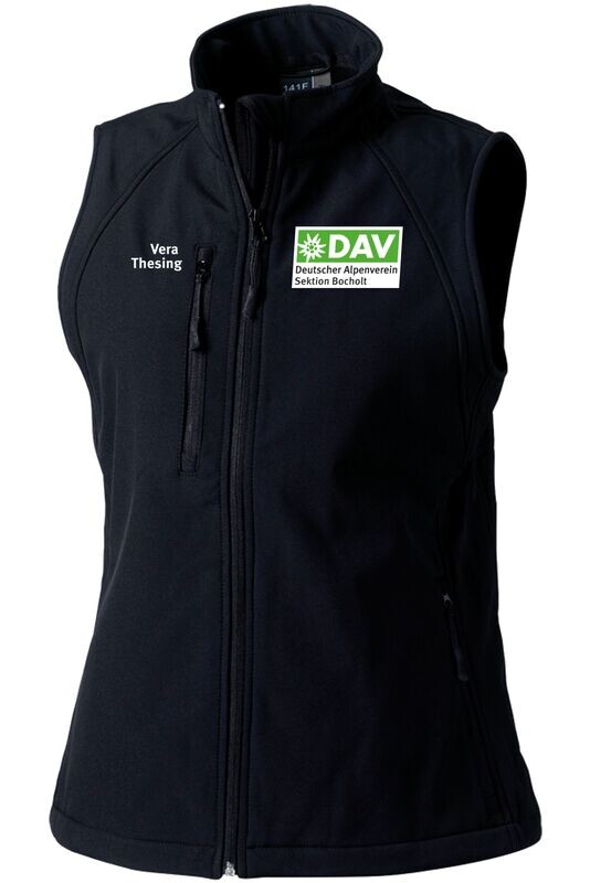 DAV Softshell Weste Damen