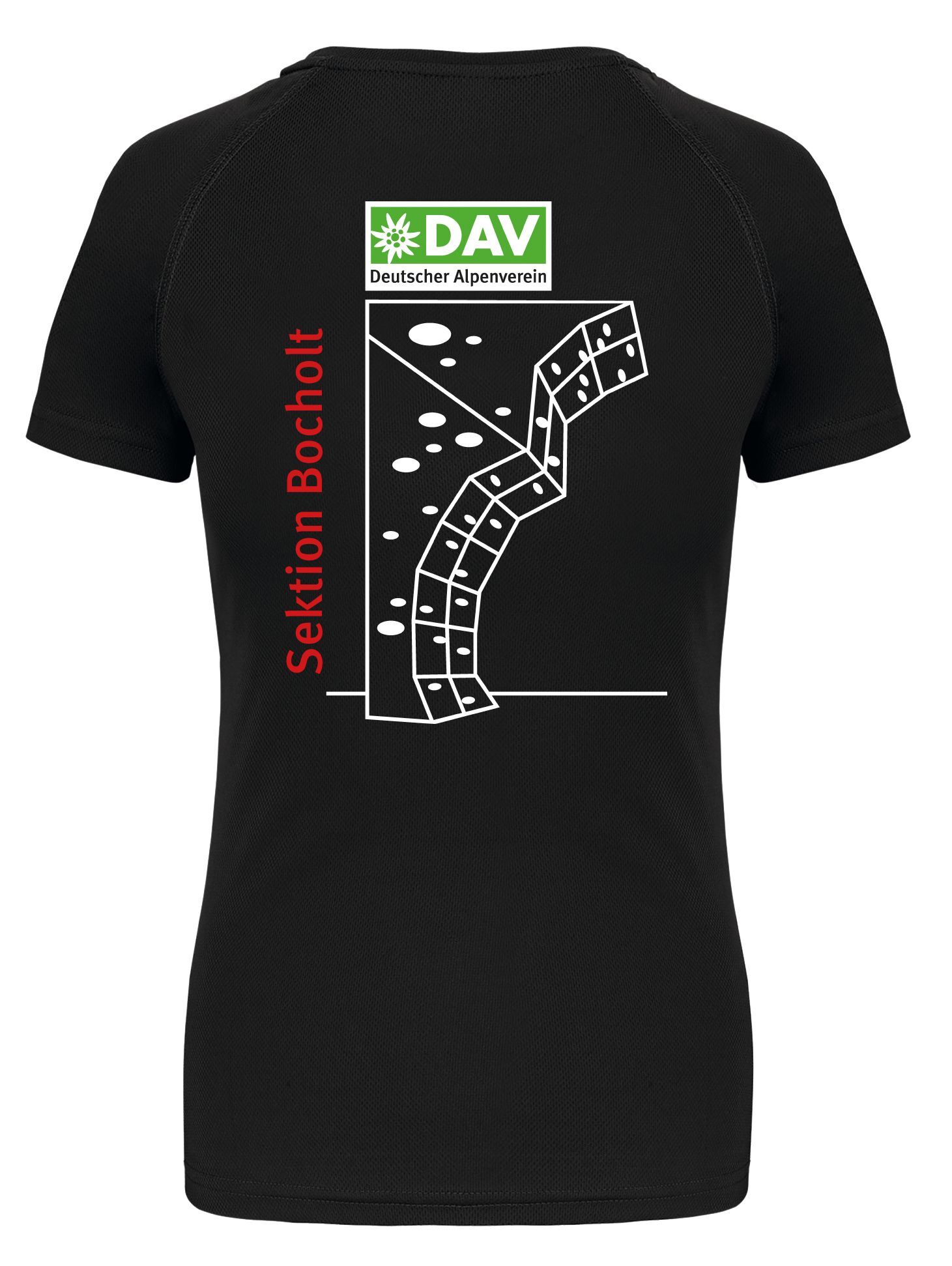 DAV Sportshirt schwarz Damen
