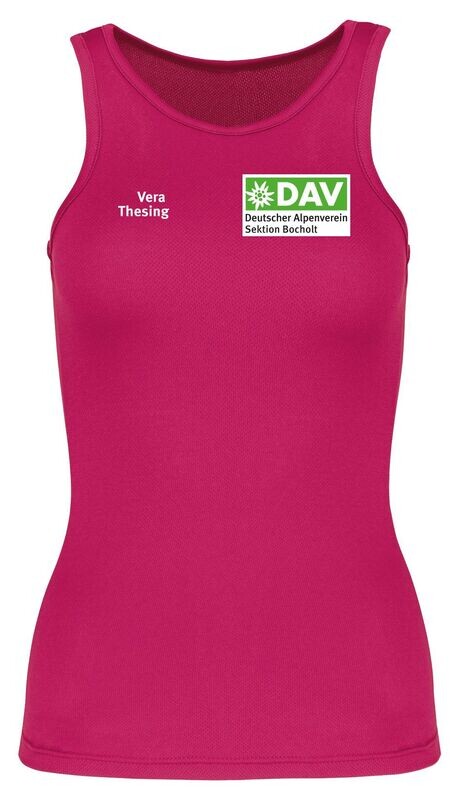DAV Tanktop fuchsia Damen