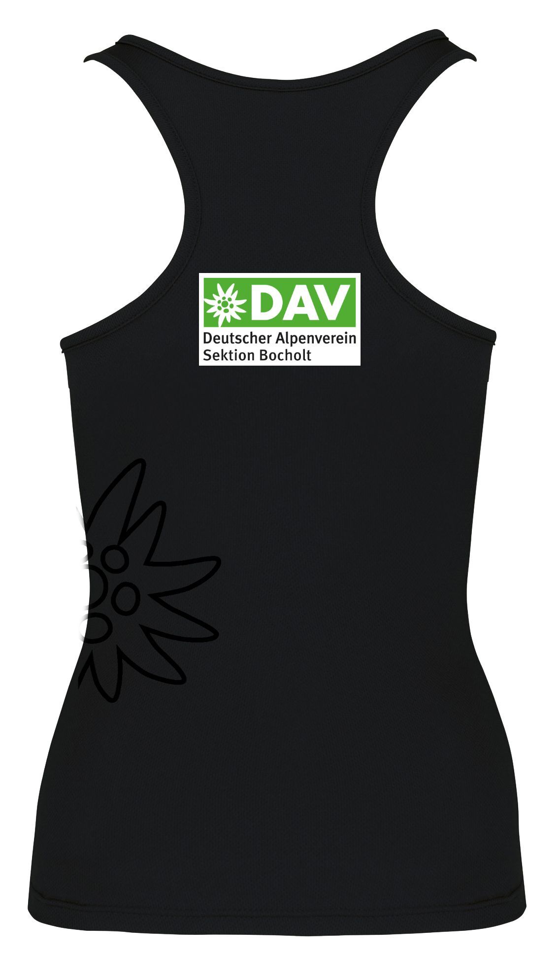 DAV Tanktop schwarz Damen