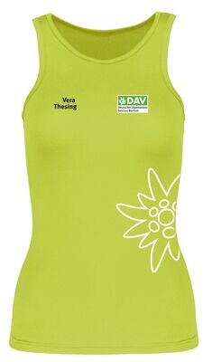 DAV Tanktop lime Damen