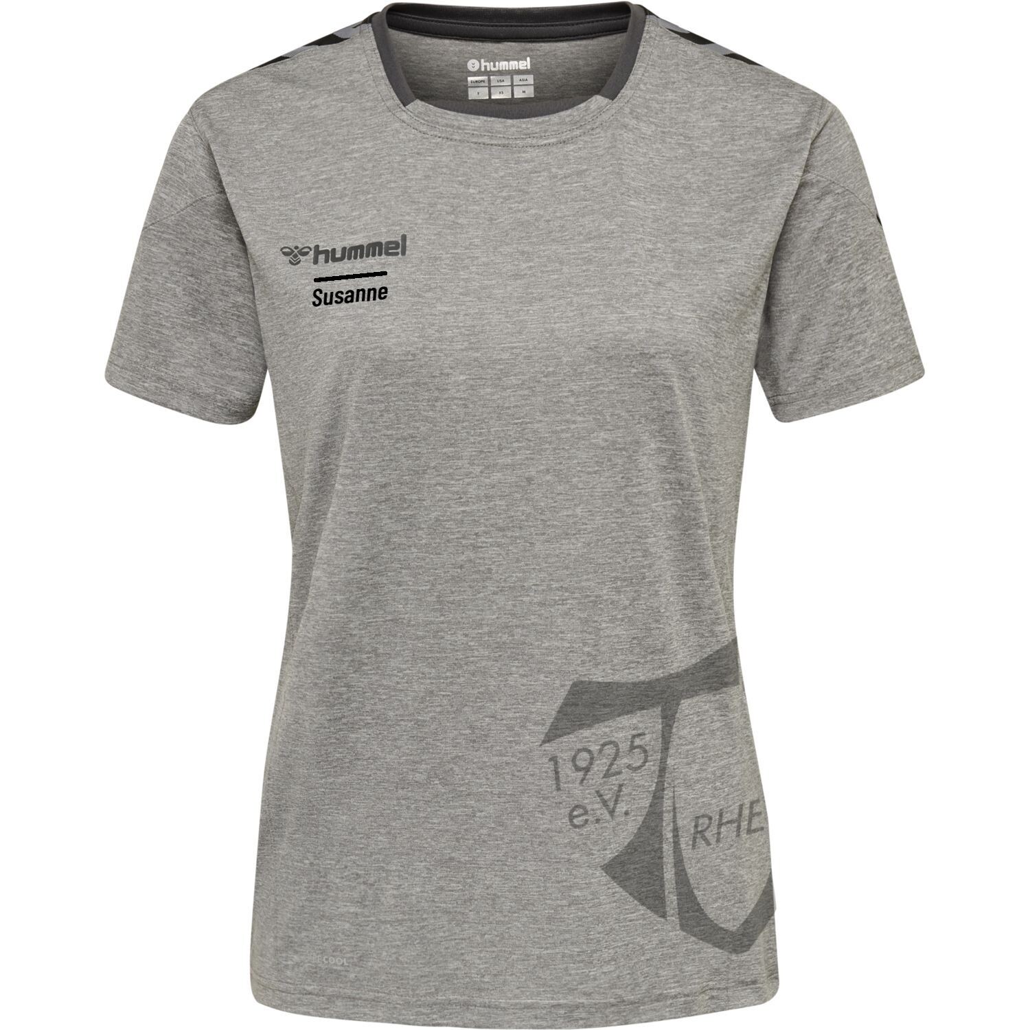 Hummel Damen AUTHENTIC POLY JERSEY S/S / grau