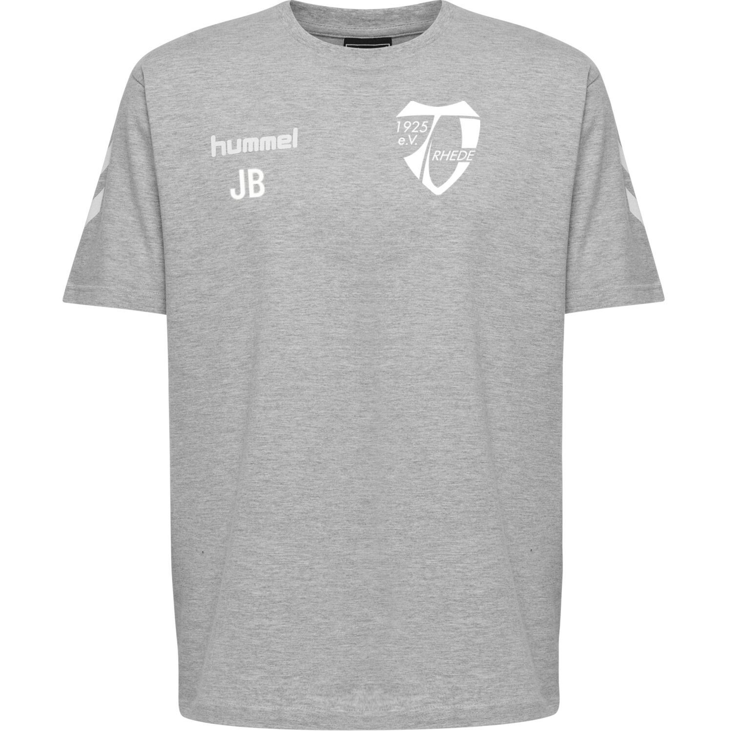 Hummel Baumwoll T-Shirts für Herren grau