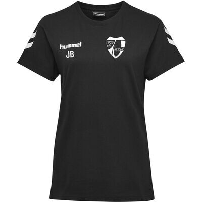 Hummel Baumwoll T-Shirts für Damen schwarz