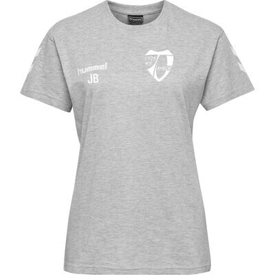 Hummel Baumwoll T-Shirts für Damen grau