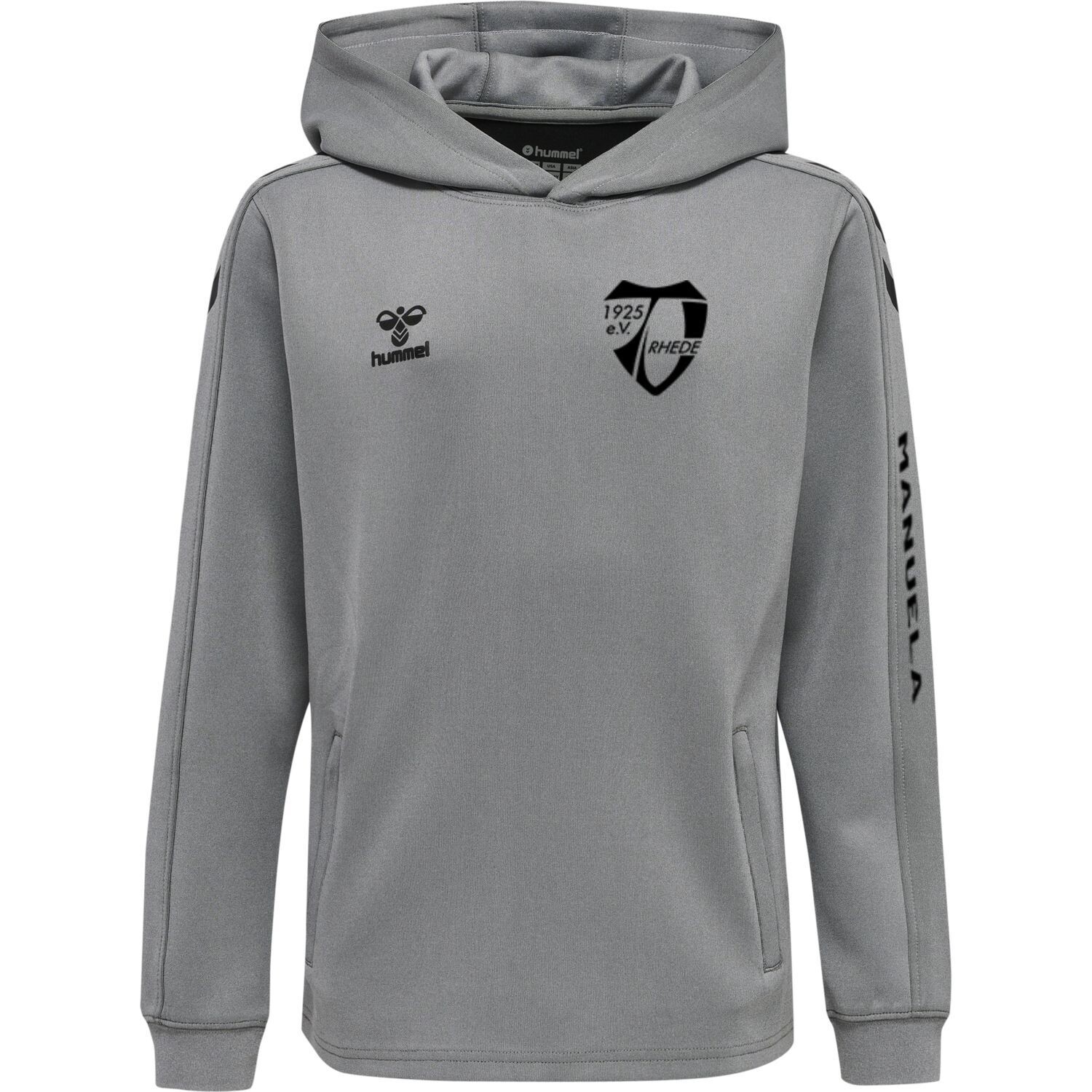 Hummel XK Poly Kids Sweat Hoody grau