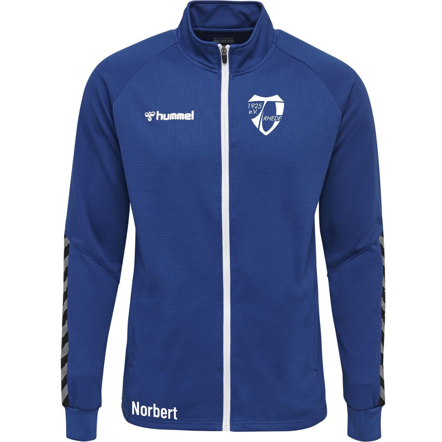 Hummel Authentic Poly Herren Zip Jacket trueblue