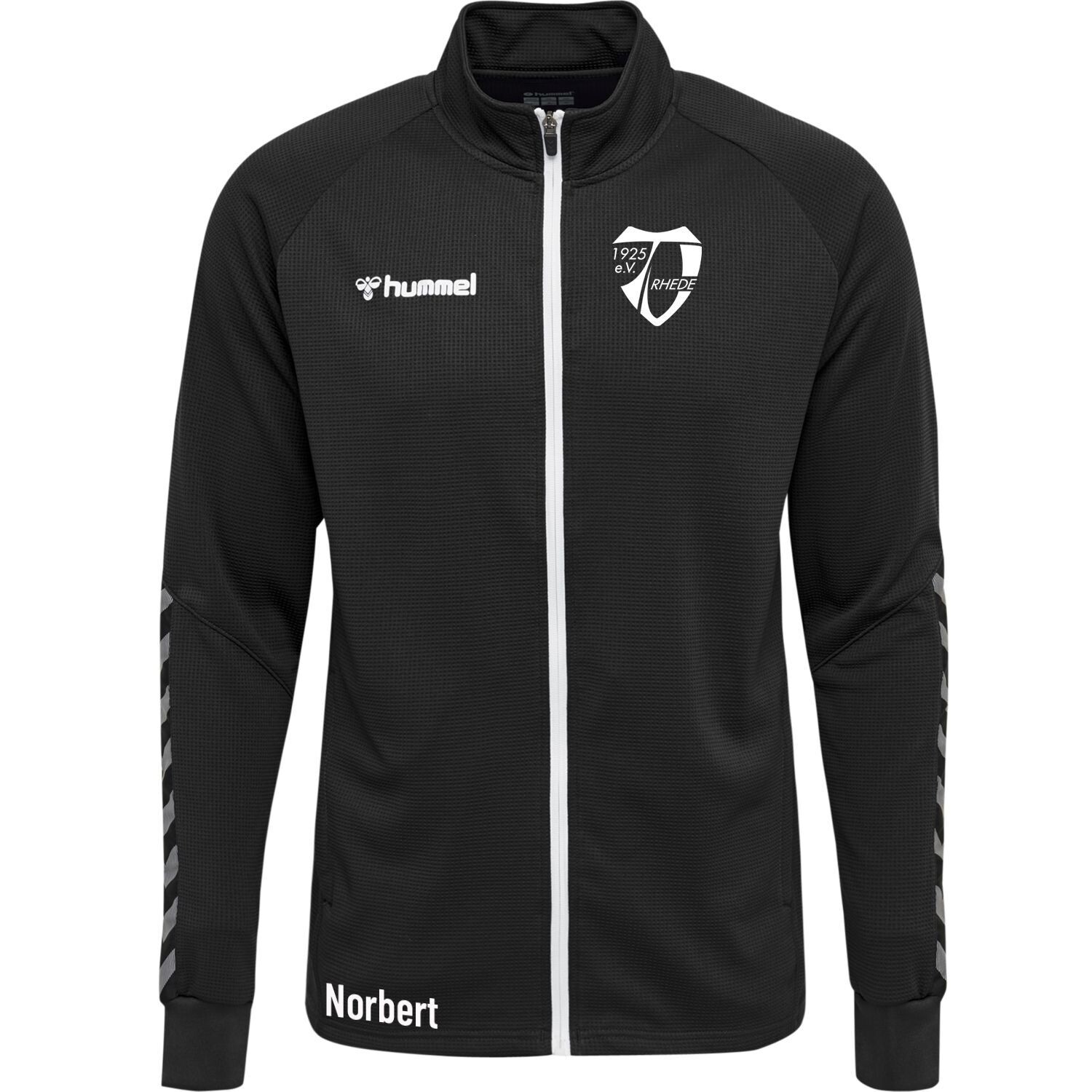 Hummel Authentic Poly Herren Zip Jacket schwarz