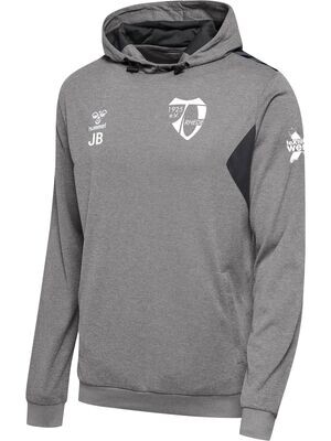 Hummel Authentic 24 Poly Hoodie grau
