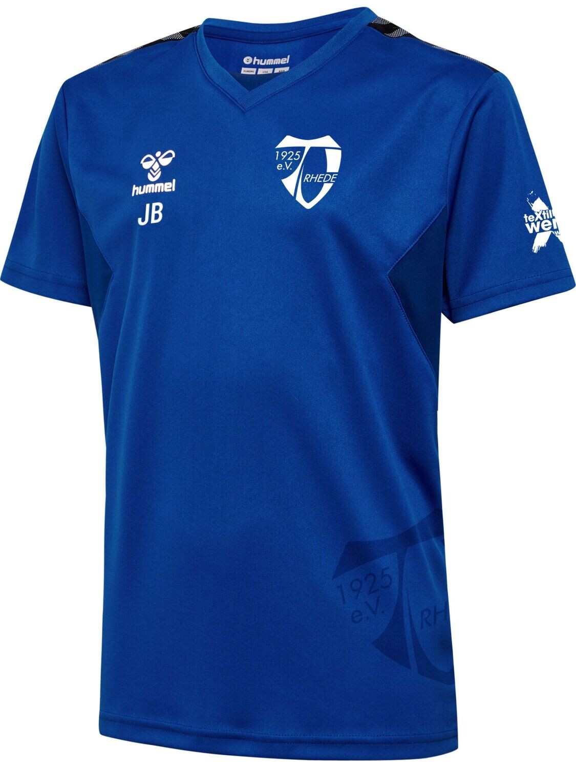 Hummel Authentic 24 PL Jersey Kids S/S true blue